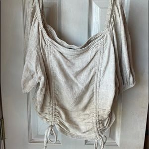 Off Shoulder Crop Top